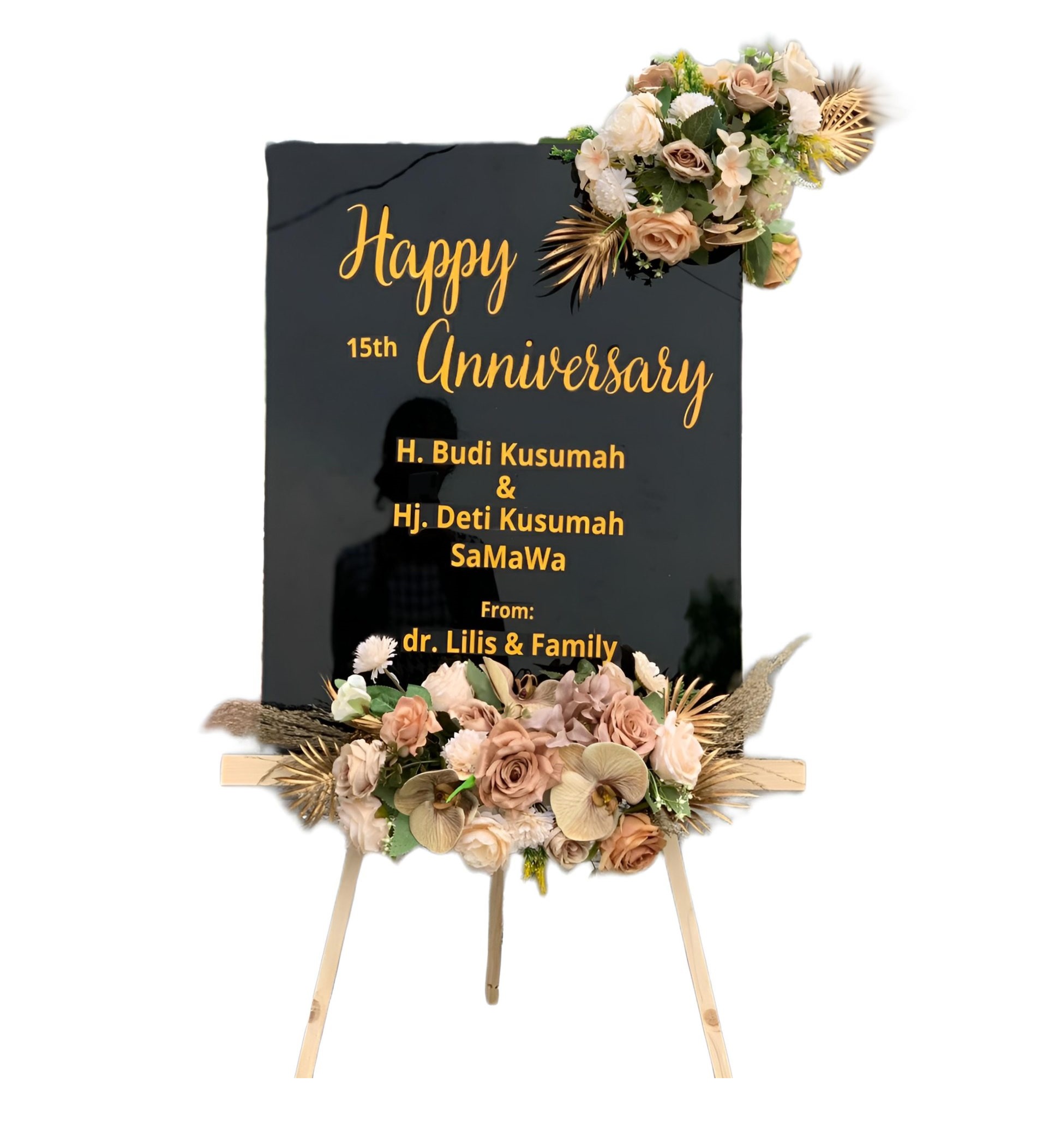 Papan Bunga Akrilik Dlingo