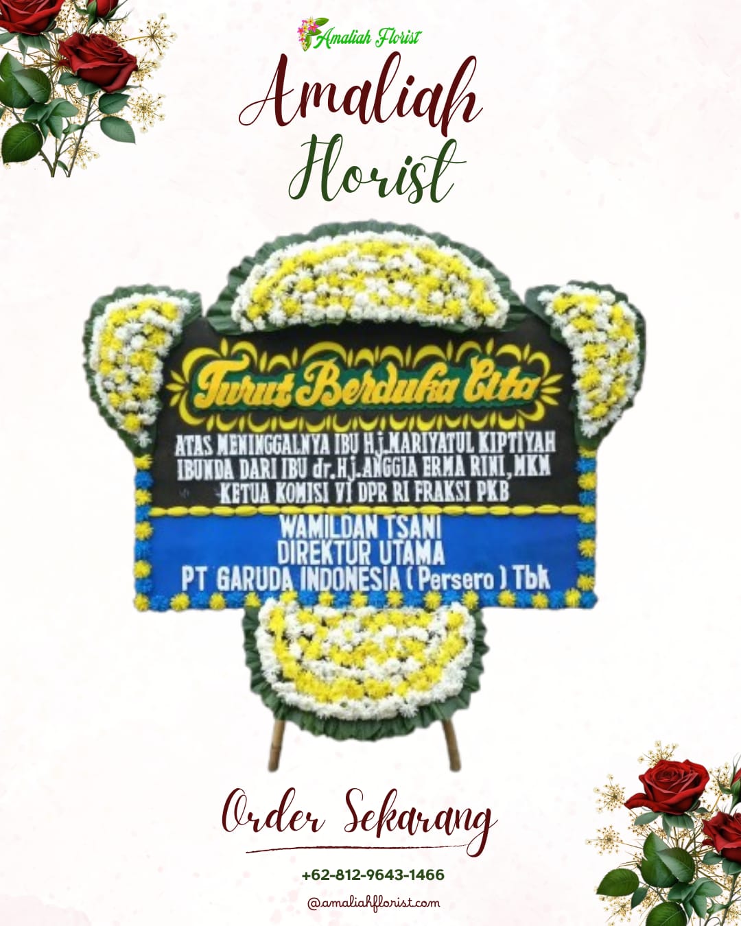 Papan Bunga Duka Dlingo